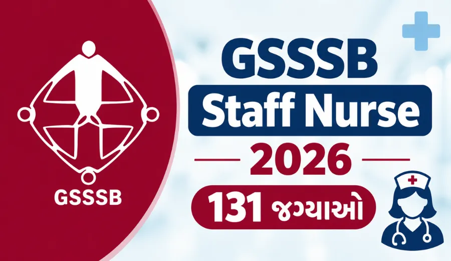 GSSSB Staff Nurse Recruitment 2026